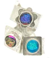 fused glass rings